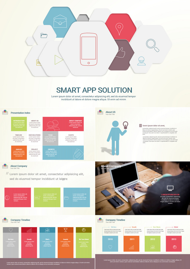 简约多媒体商务PPT