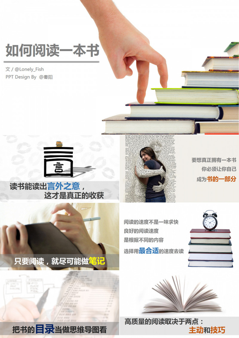 如何正确的阅读读书PPT模板