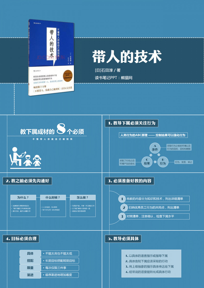 带人的技术读书笔记PPT作品