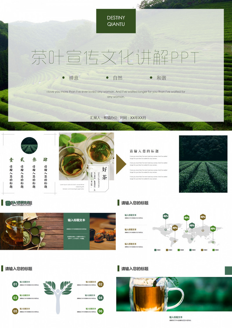 茶叶宣传文化讲解PPT模板
