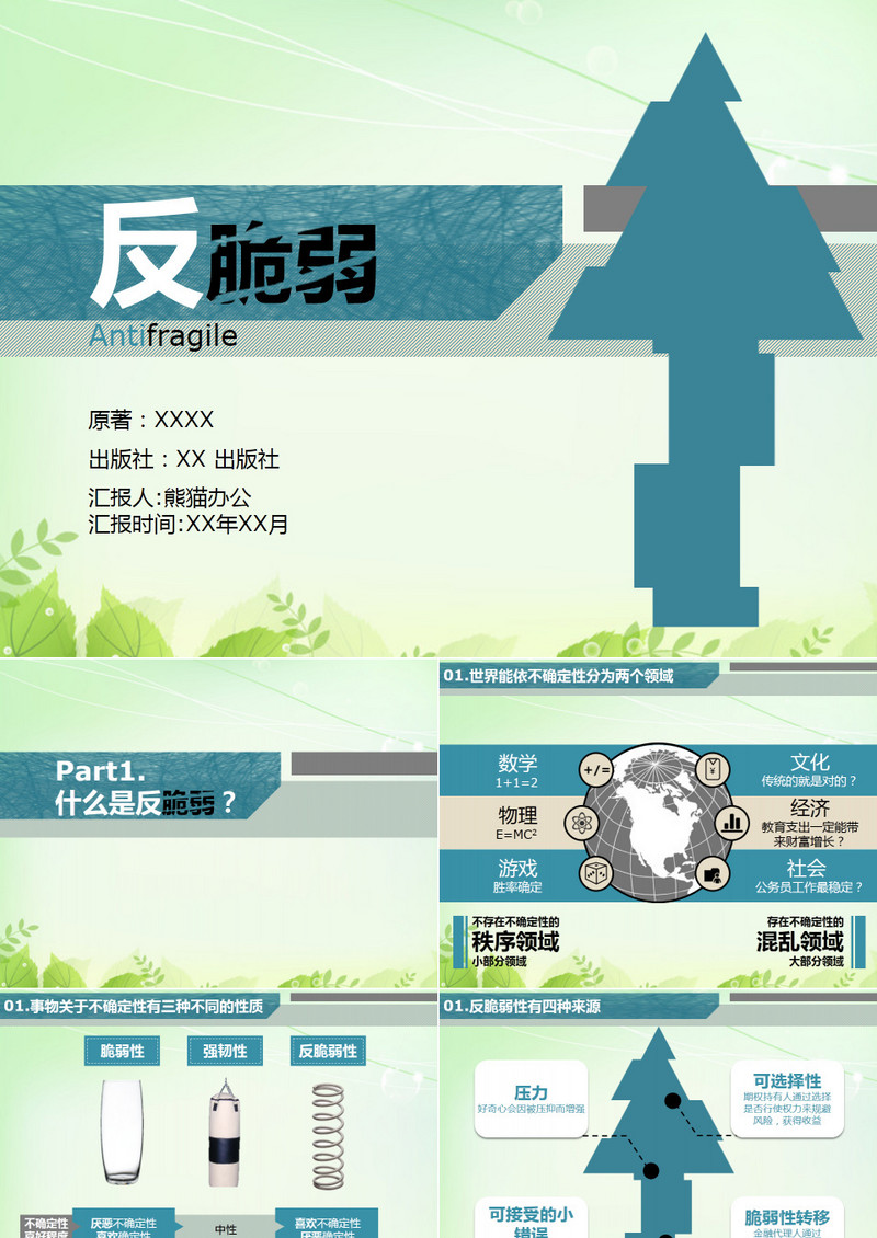 《反脆弱》ppt读书笔记