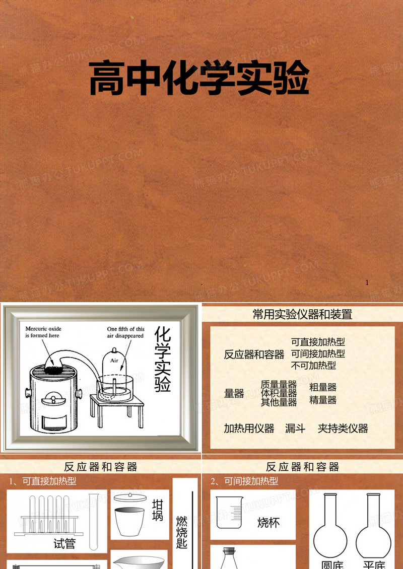 高中化学实验PPT课件