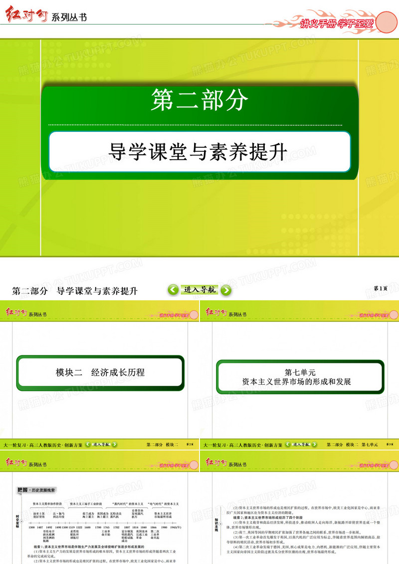 2020届高考历史大一轮第七单元：资本主义世界市场的形成和发展21