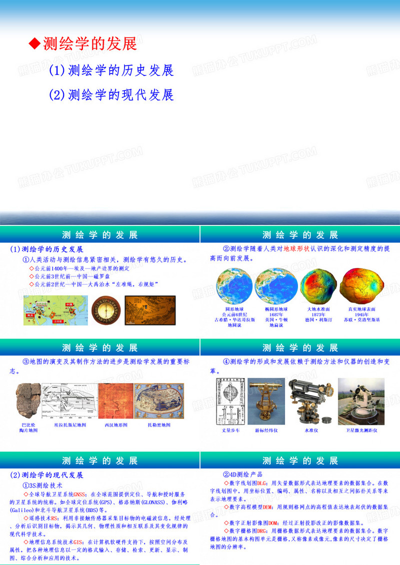 测绘基础：测绘学的发展