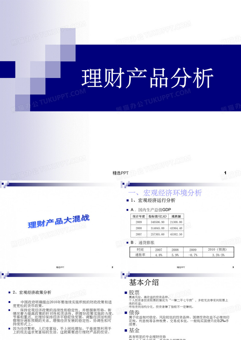 《理财产品的比较》PPT课件