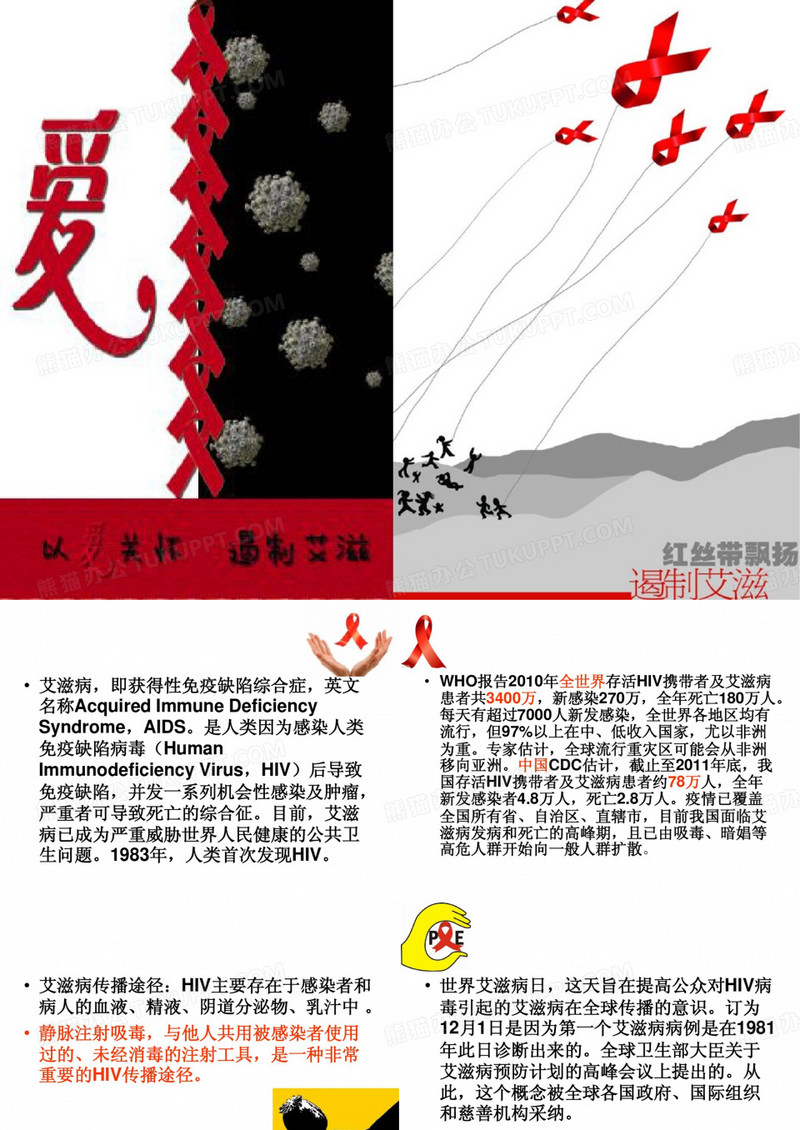 禁毒防艾ppt