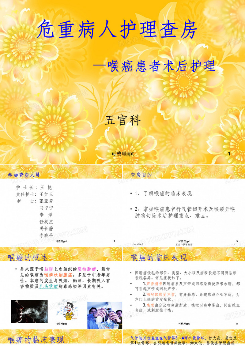 《太阳花模板》PPT课件