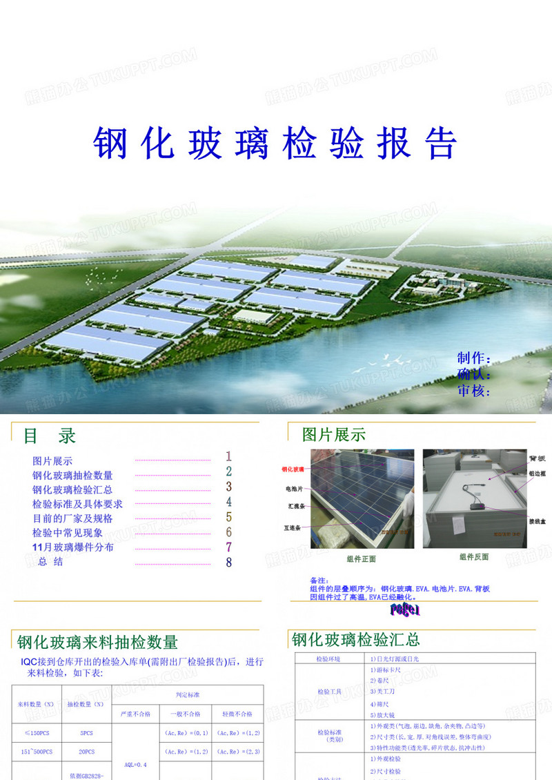 钢化玻璃检验报告