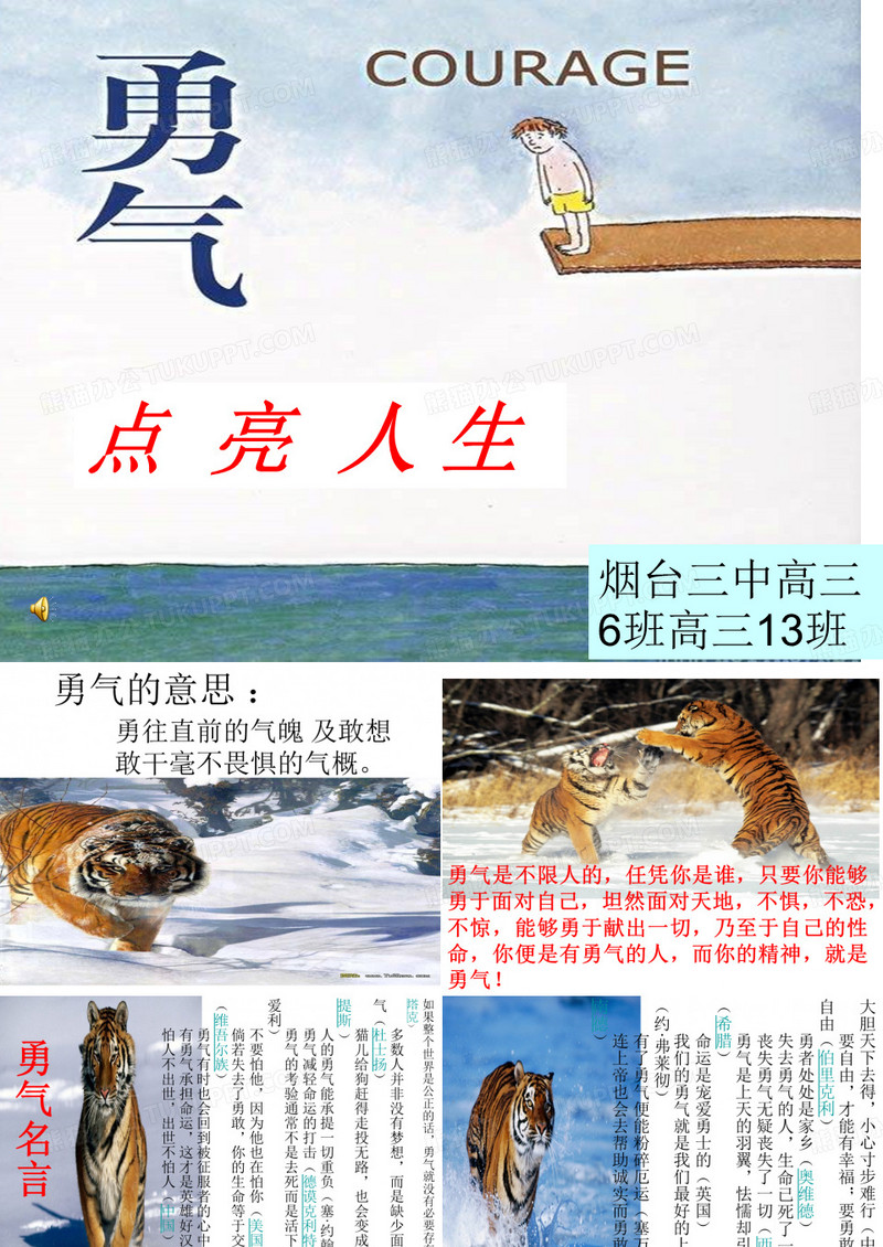勇气ppt