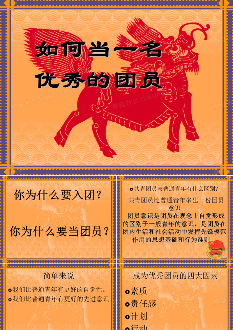 完整版-如何当一名优秀的团员