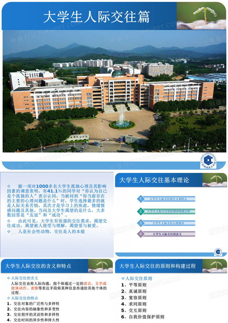 大学生人际交往ppt