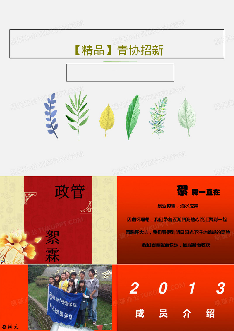 【精品】青协招新PPT文档共18页