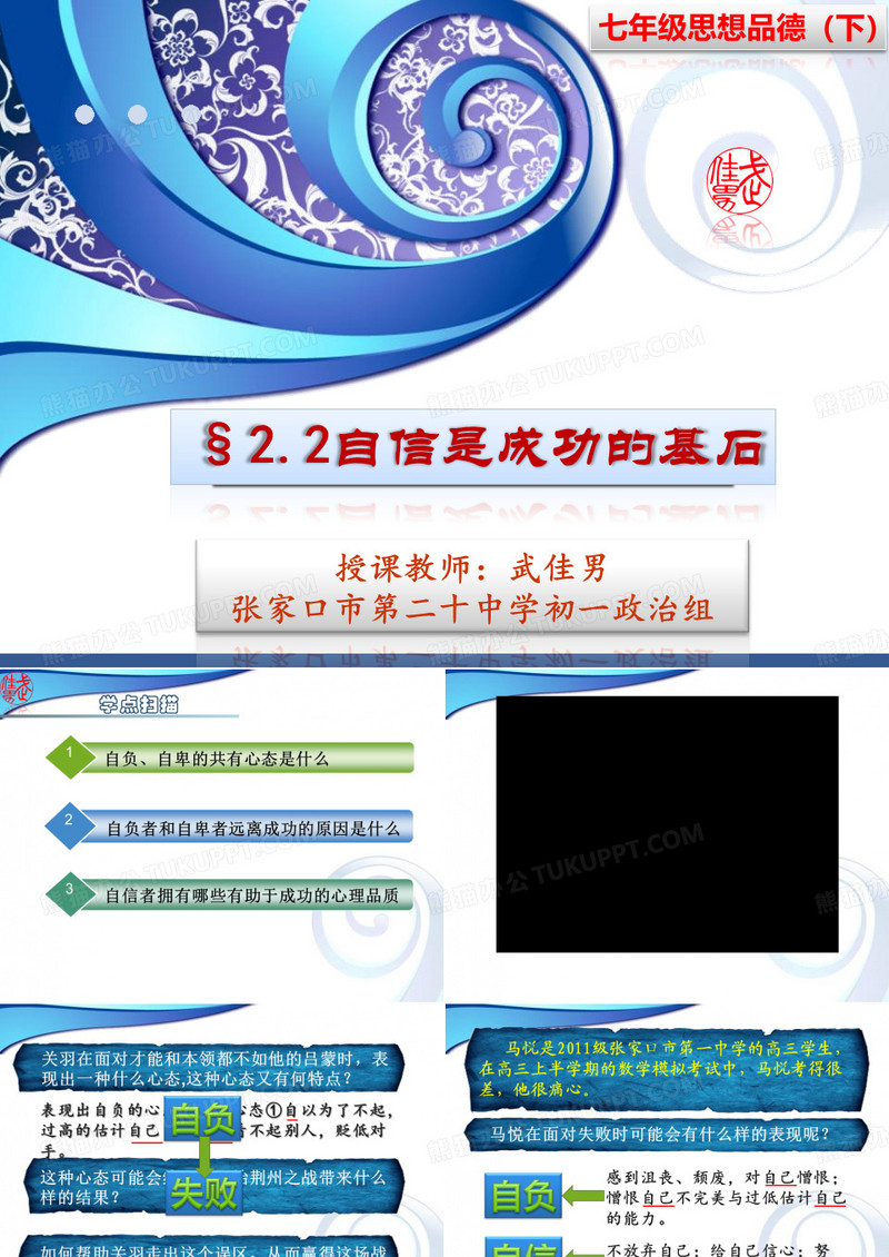 自信是成功的基石