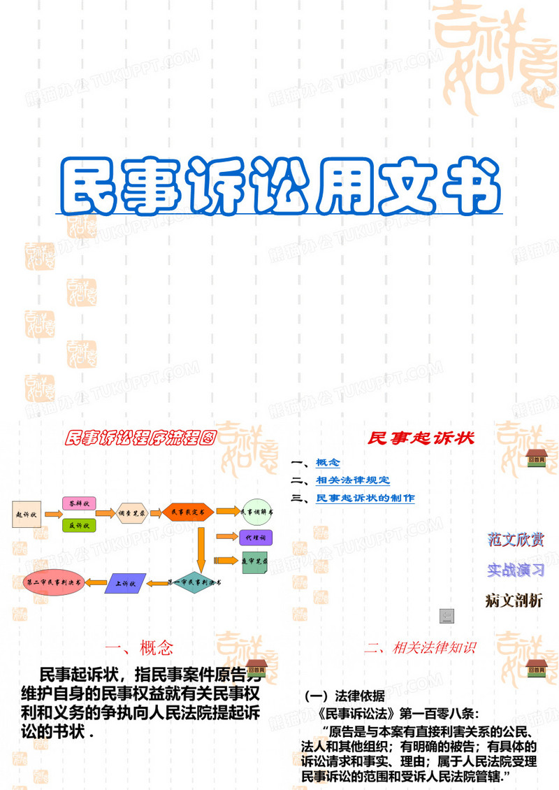 2第二章 民事起诉状
