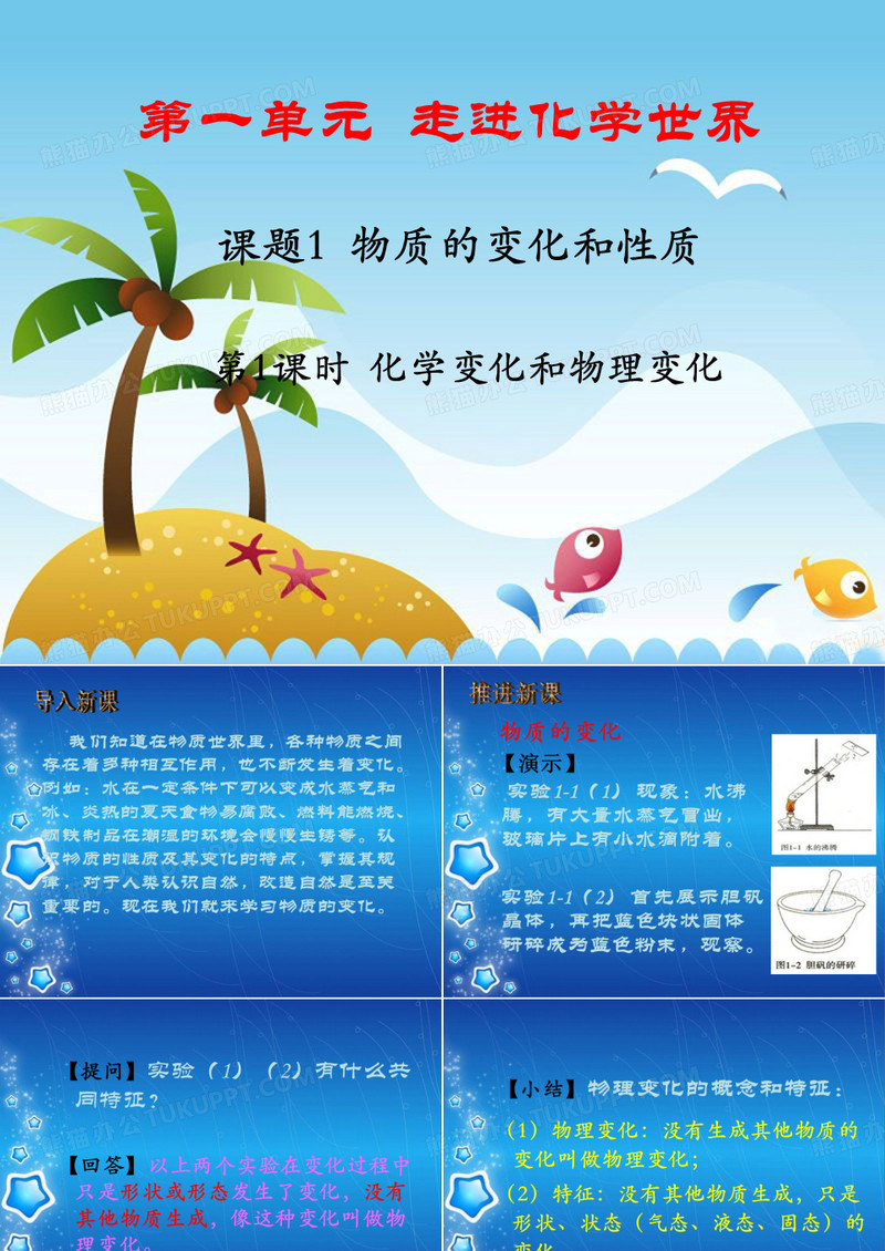状元成才路课件0101第一单元 走进化学世界课题一01
