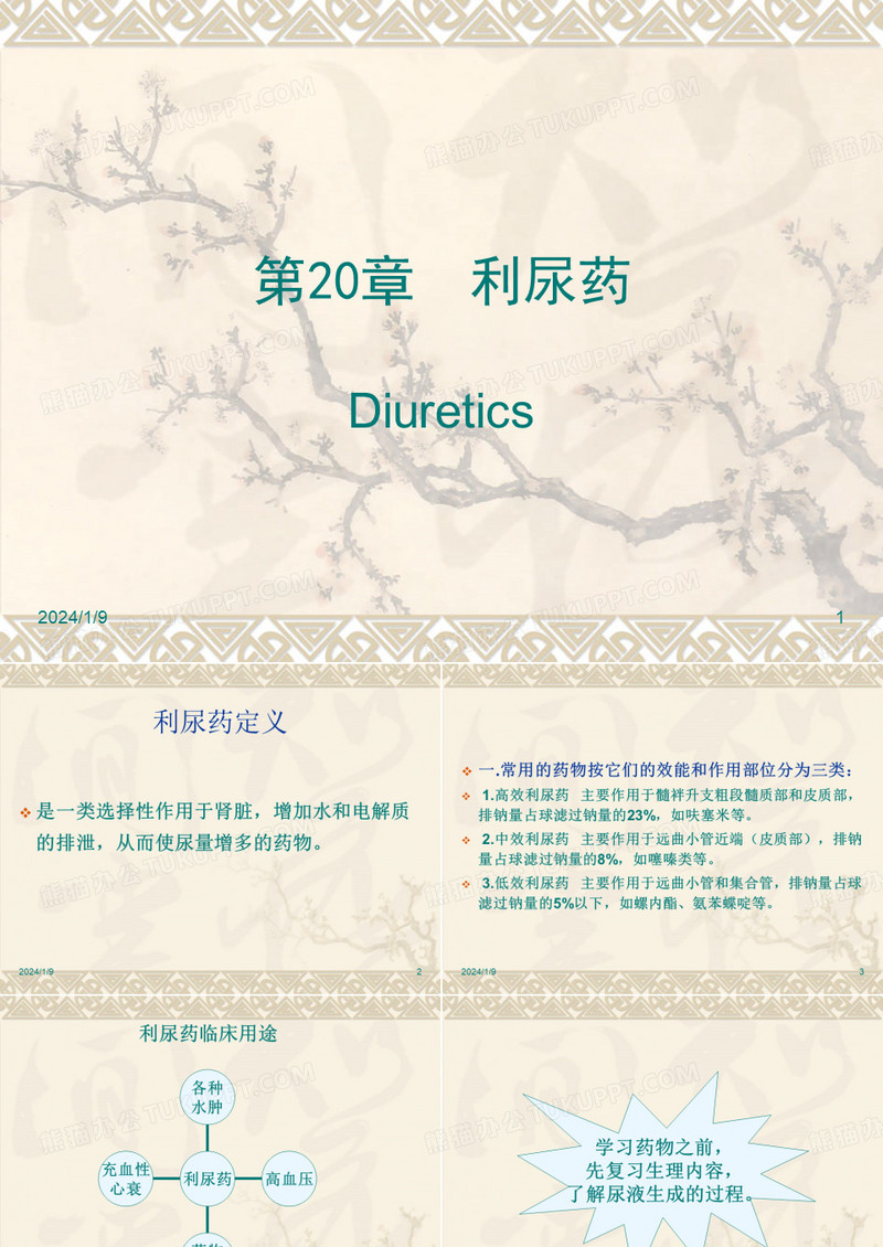 利尿药