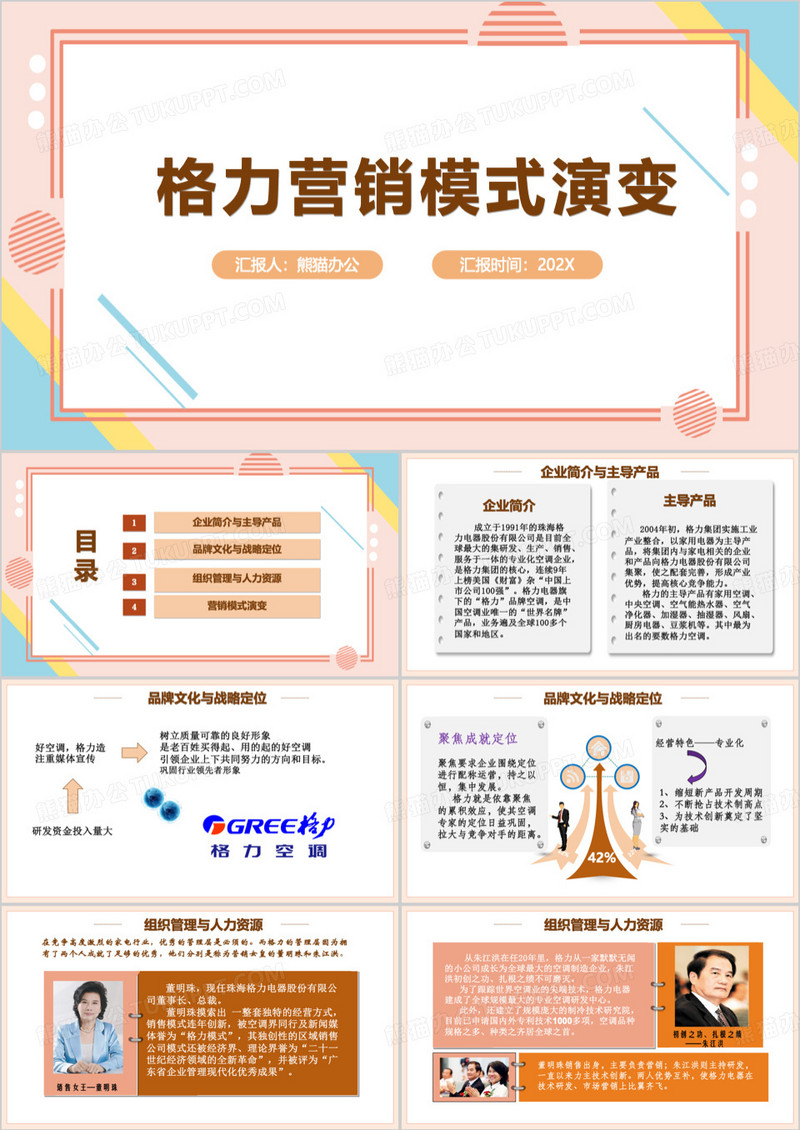 格力电器营销策划模式演变PPT模板