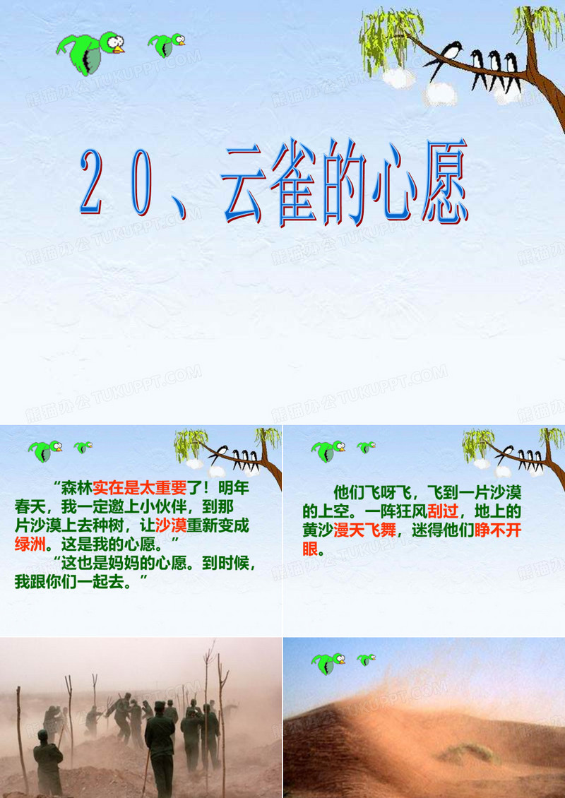 云雀的心愿课件