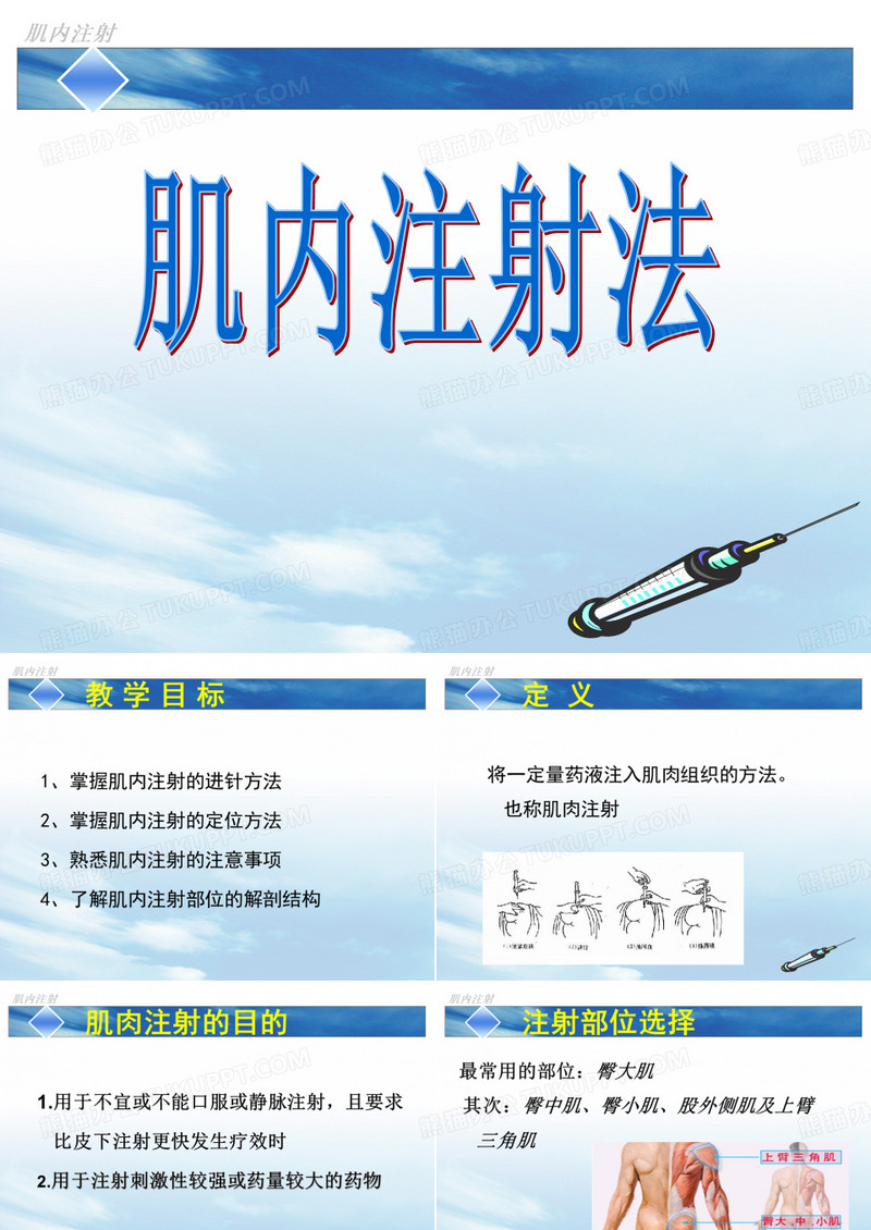 肌肉注射PPT