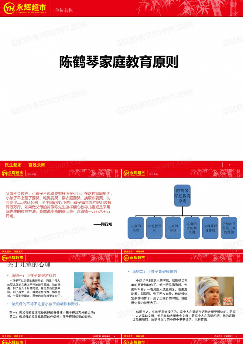 陈鹤琴家庭教育原则