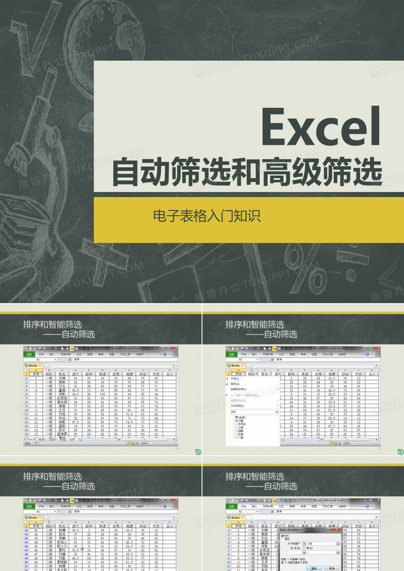 Excel自动筛选和高级筛选