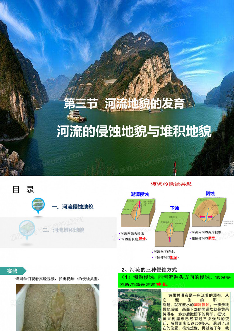 河流地貌的发育