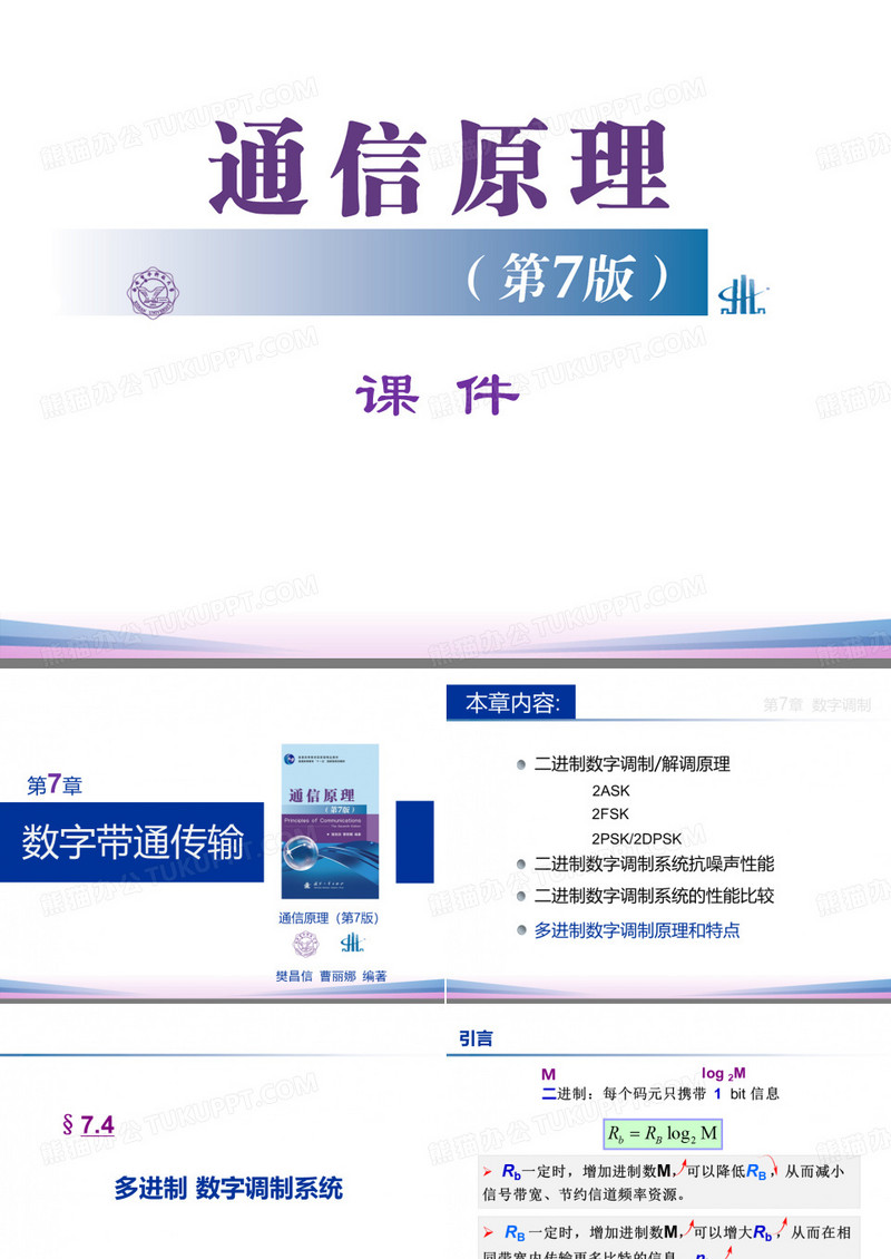 通信原理第7章(樊昌信第七版)