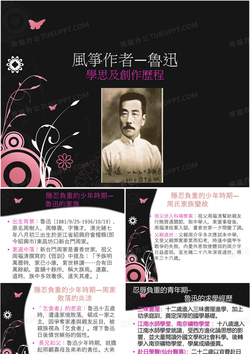 风筝作者—鲁迅