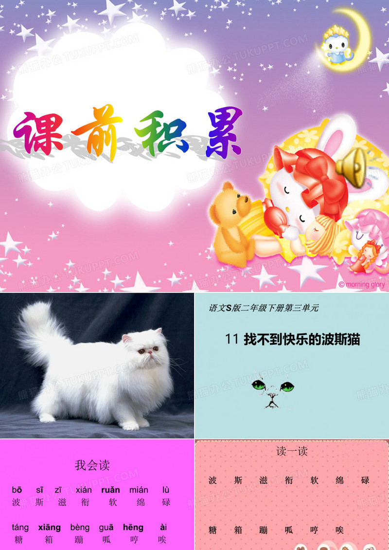《找不到快乐的波斯猫》课件