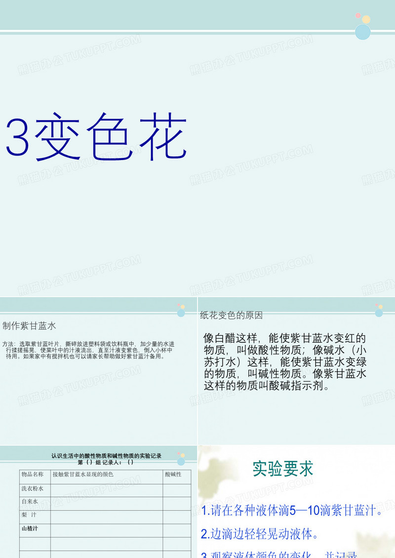 变色花 -完整版课件PPT