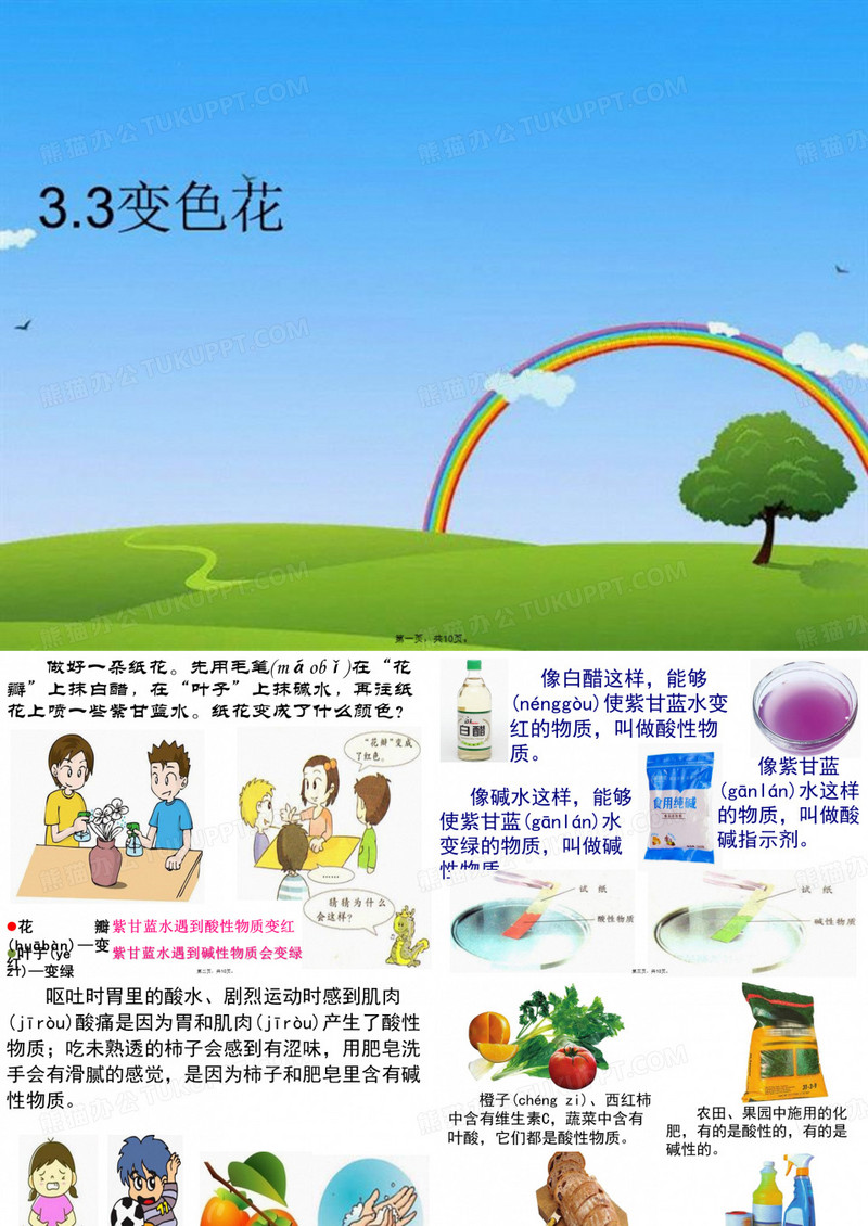 【精品】3.3变色花教学课件汇编