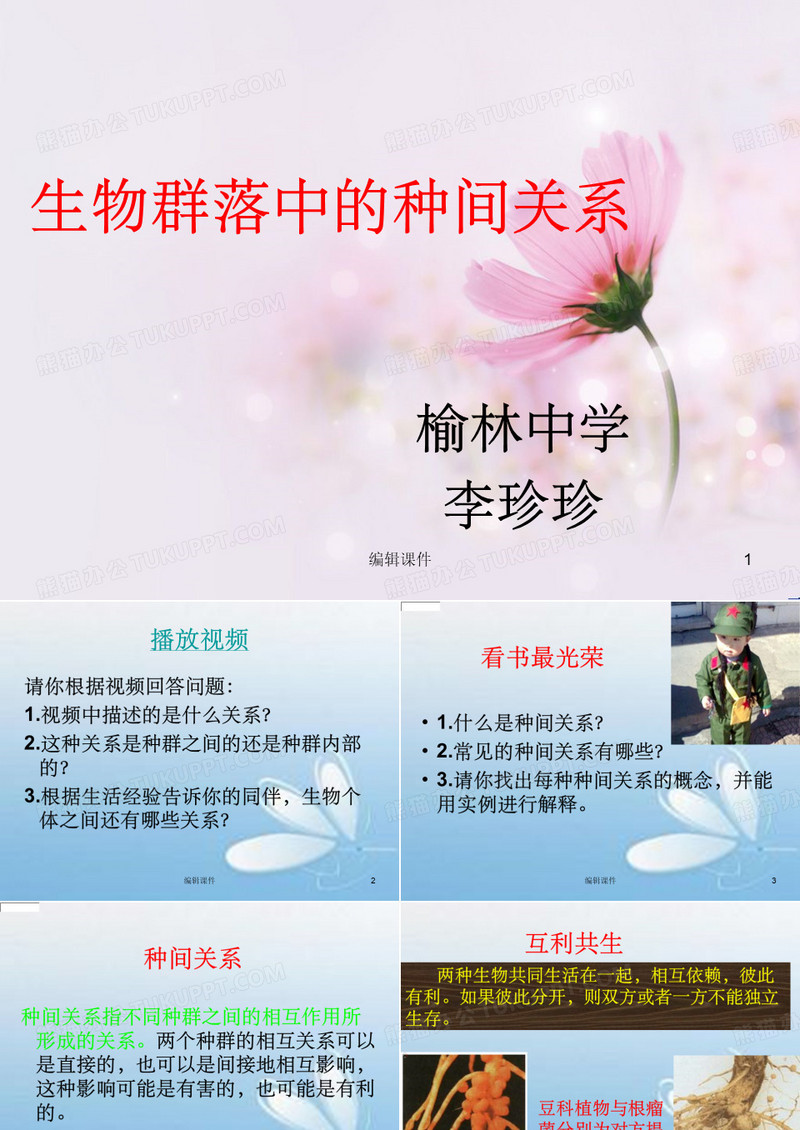 生物群落中的种间关系》