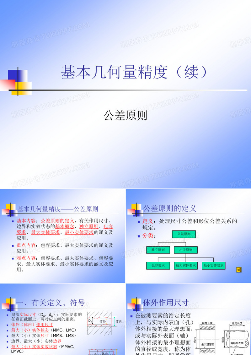 形位公差与尺寸公差