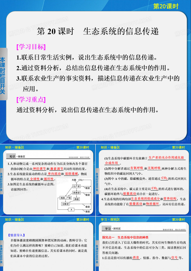 生态系统的信息传递