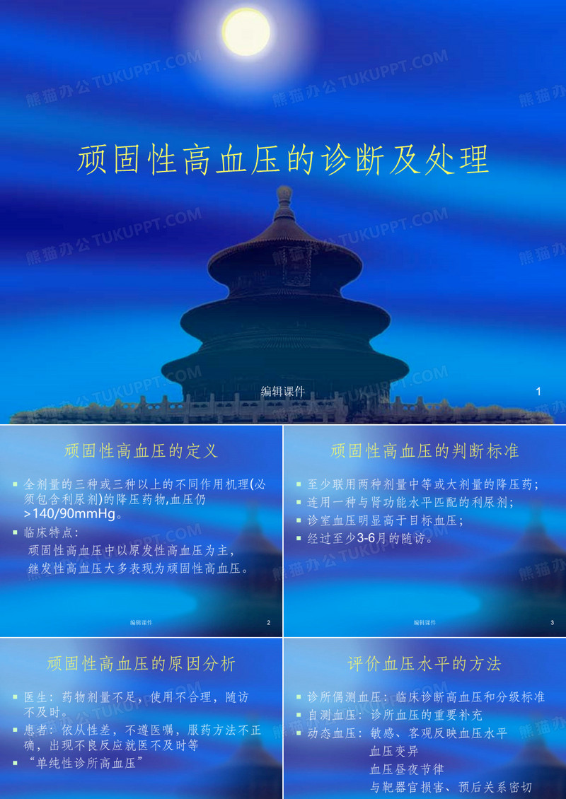 常见继发性高血压的