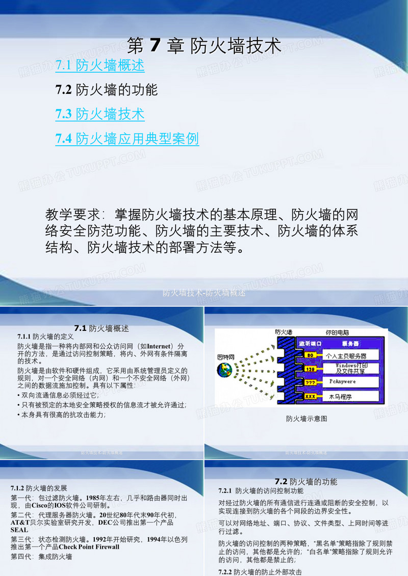 防火墙技术-防火墙概述