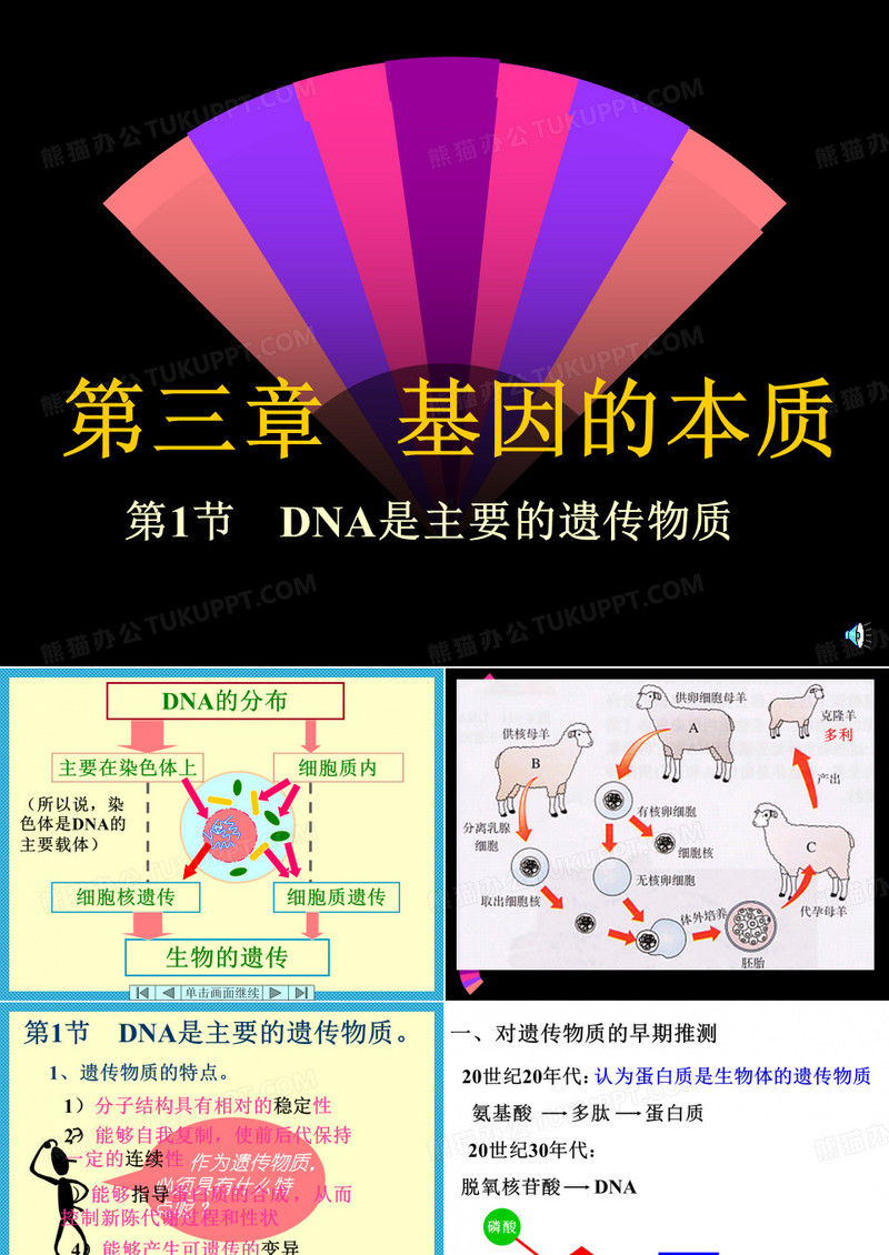 DNA是主要的遗传物质