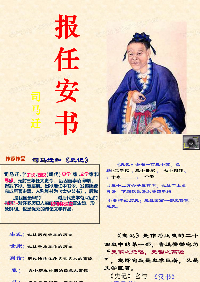 报任安书课件