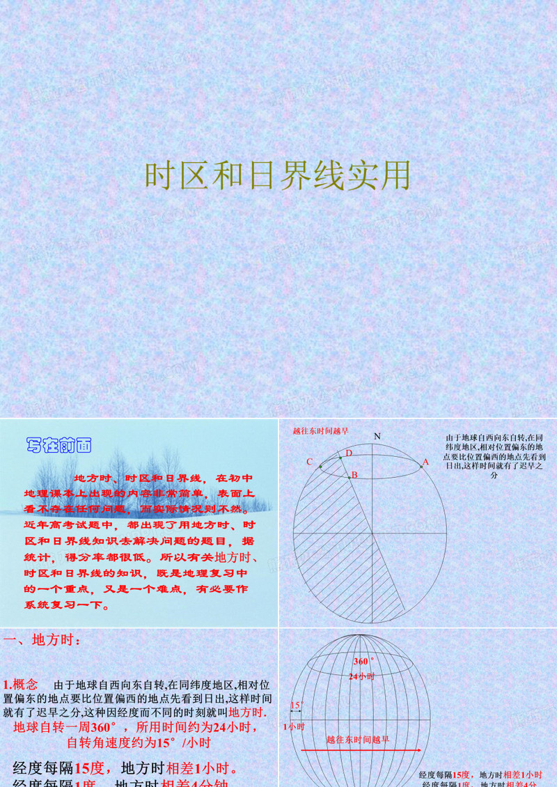 时区和日界线实用