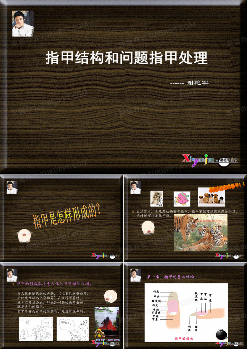谢艳军美甲教程(二)---指甲结构与问题指甲处理