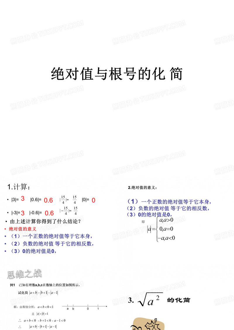 实数与根号的化简