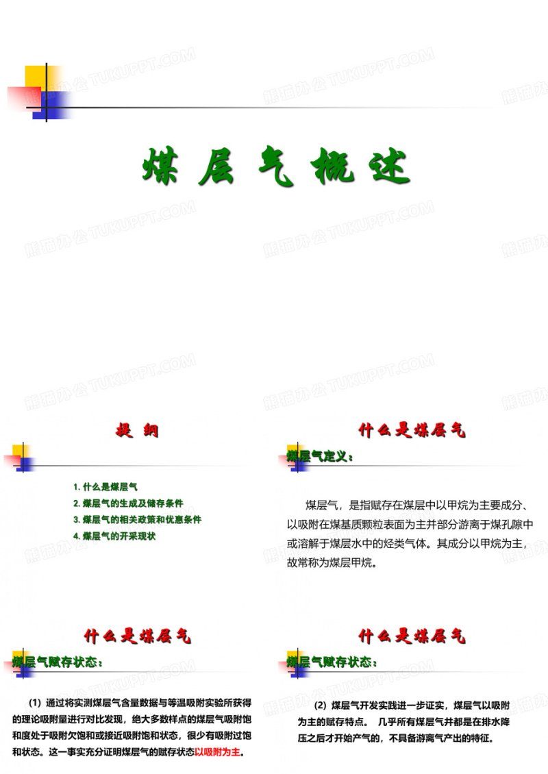 煤层气概述