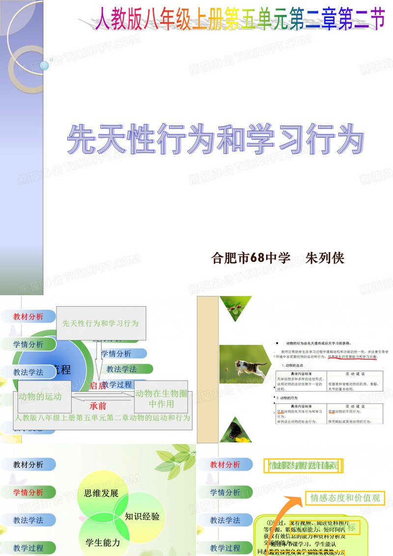 先天性行为和学习行为