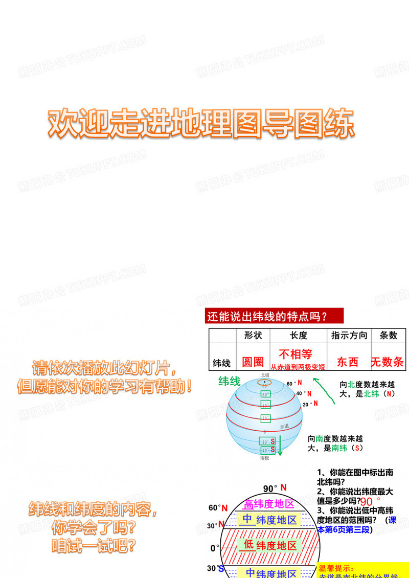初一上册地理复习资料