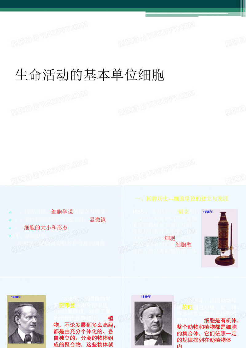 生命活动的基本单位细胞