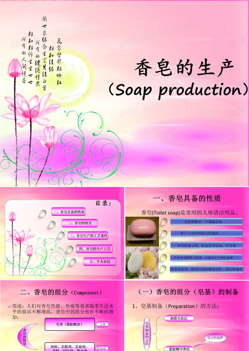 香皂的生产
