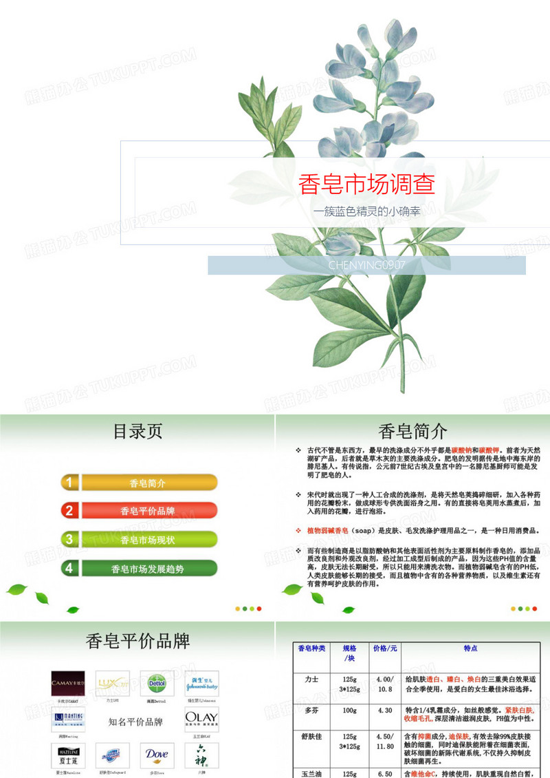 香皂市场调查