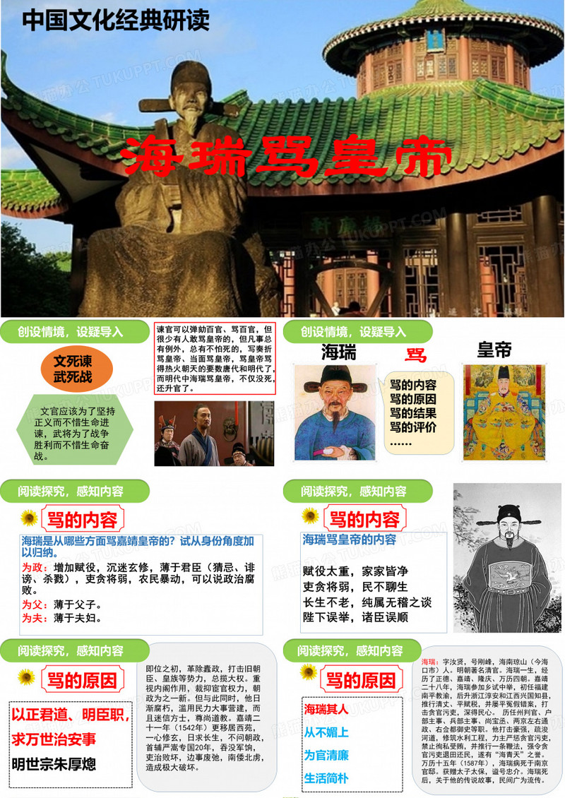 《海瑞骂皇帝》教学课件