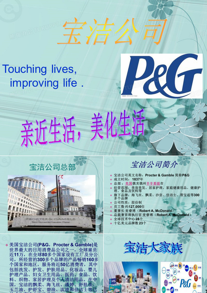 宝洁公司简介
