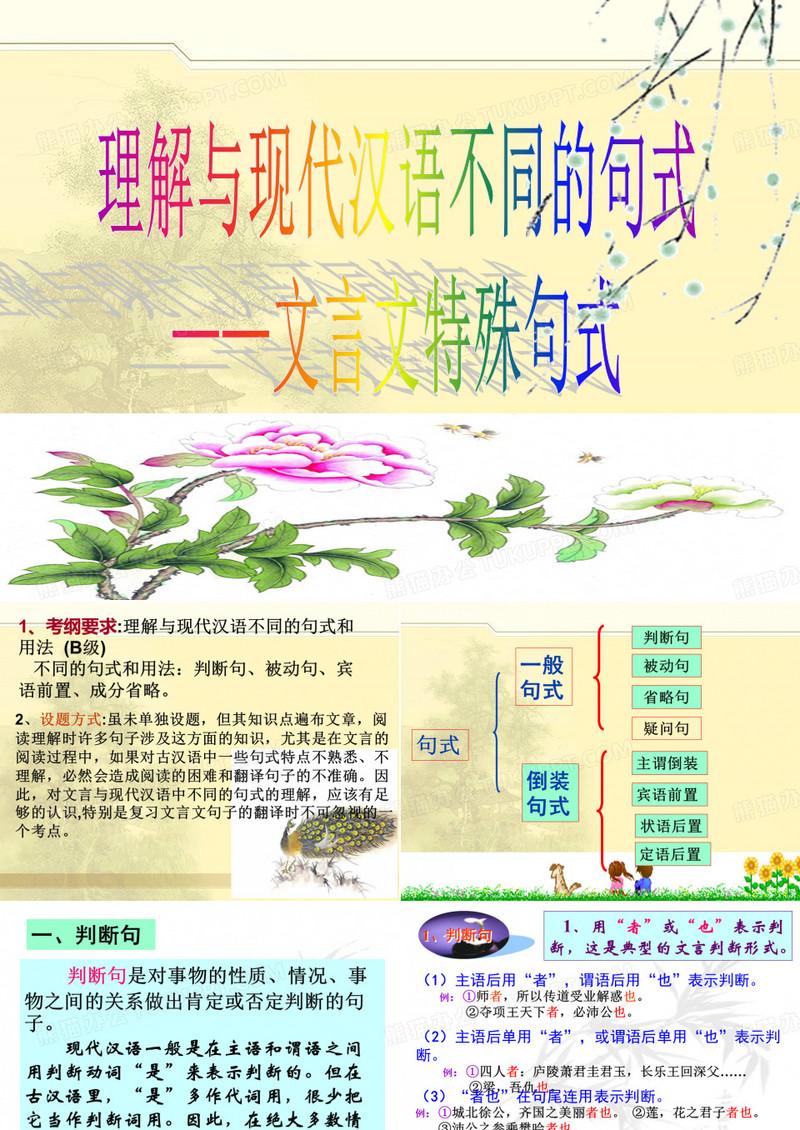 《文言文特殊句式》